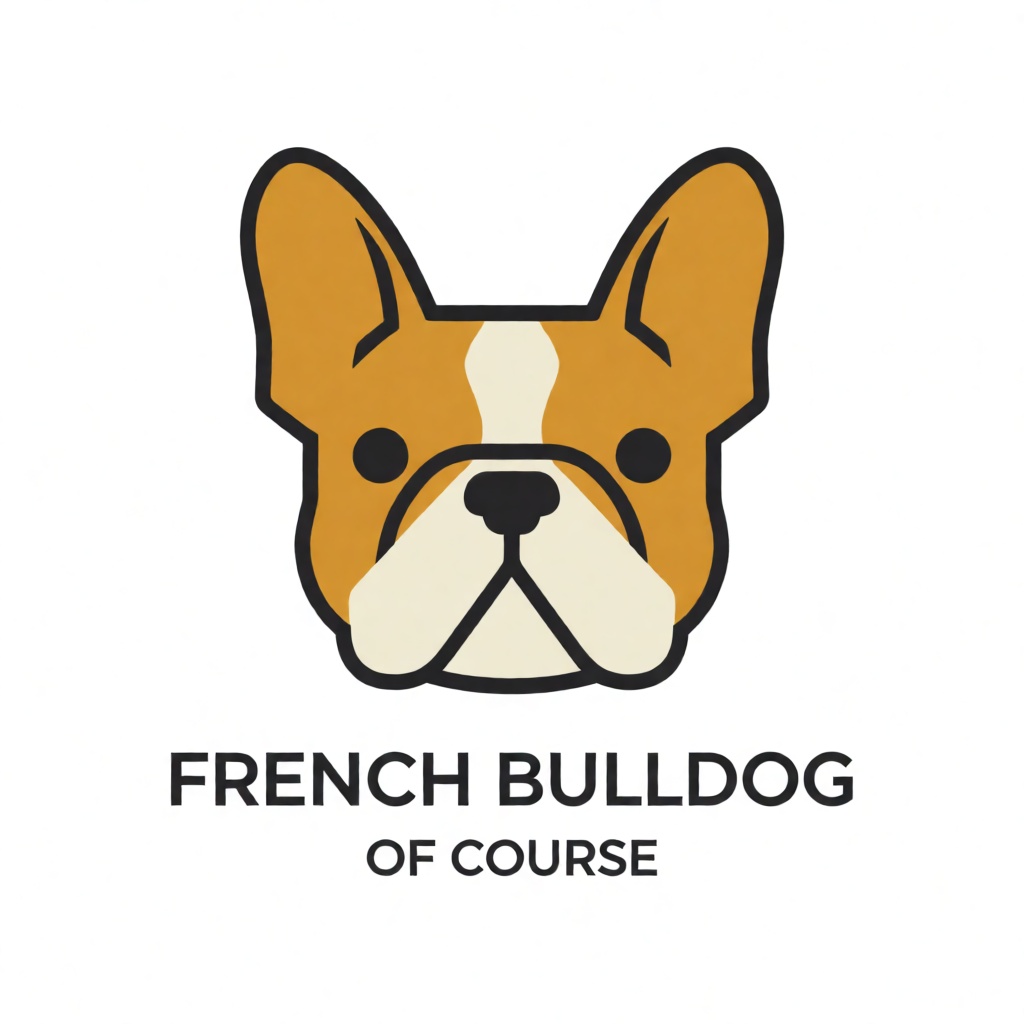 French Bulldog, Of Course Good Dog t-shirt design