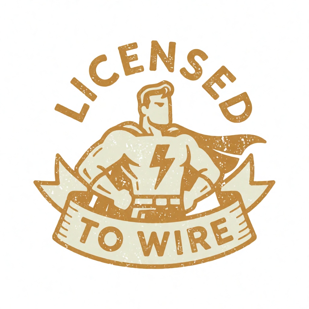 Licensed to Wire Live Wire t-shirt design