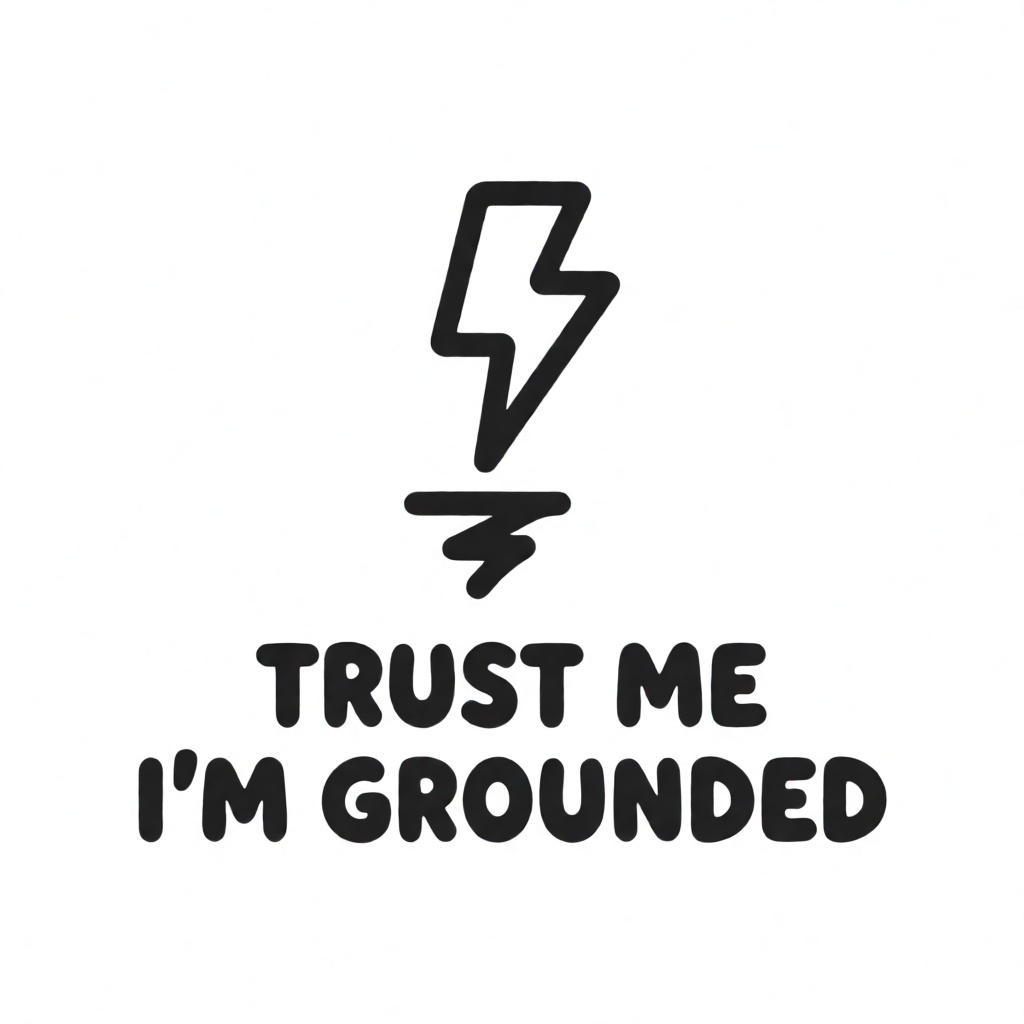 Trust Me, I'm Grounded Live Wire t-shirt design