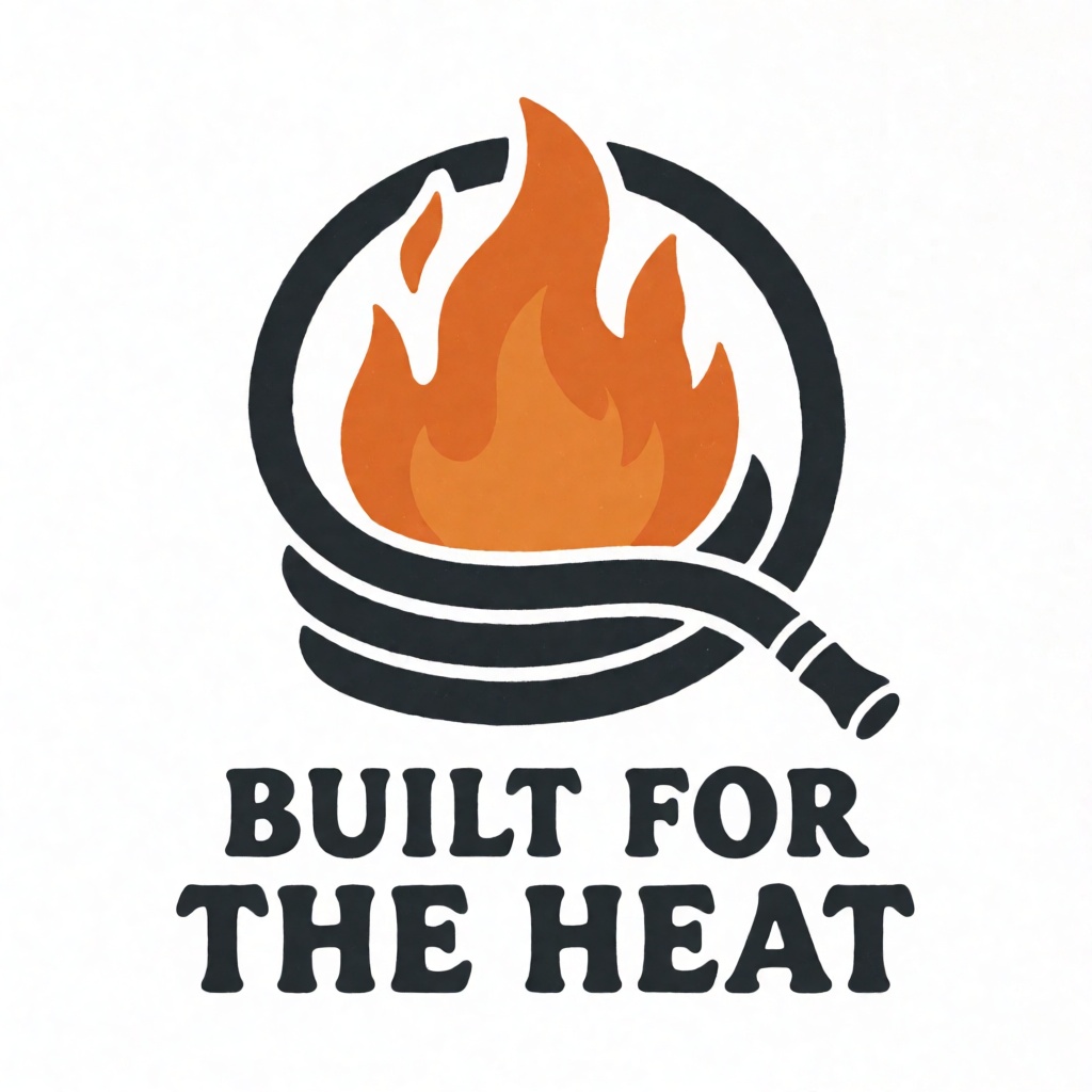 Built for the Heat The Firehouse t-shirt design