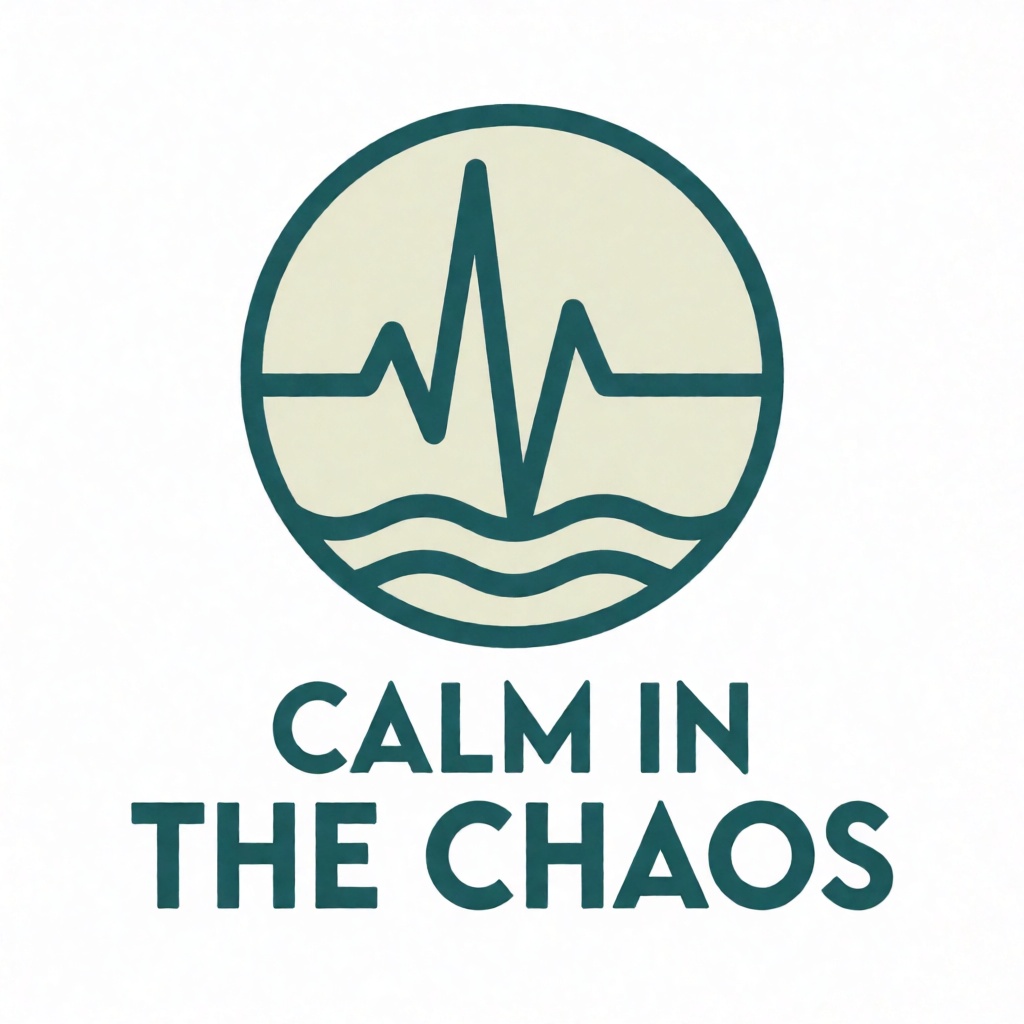 Calm in the Chaos Scrubs & Sarcasm t-shirt design