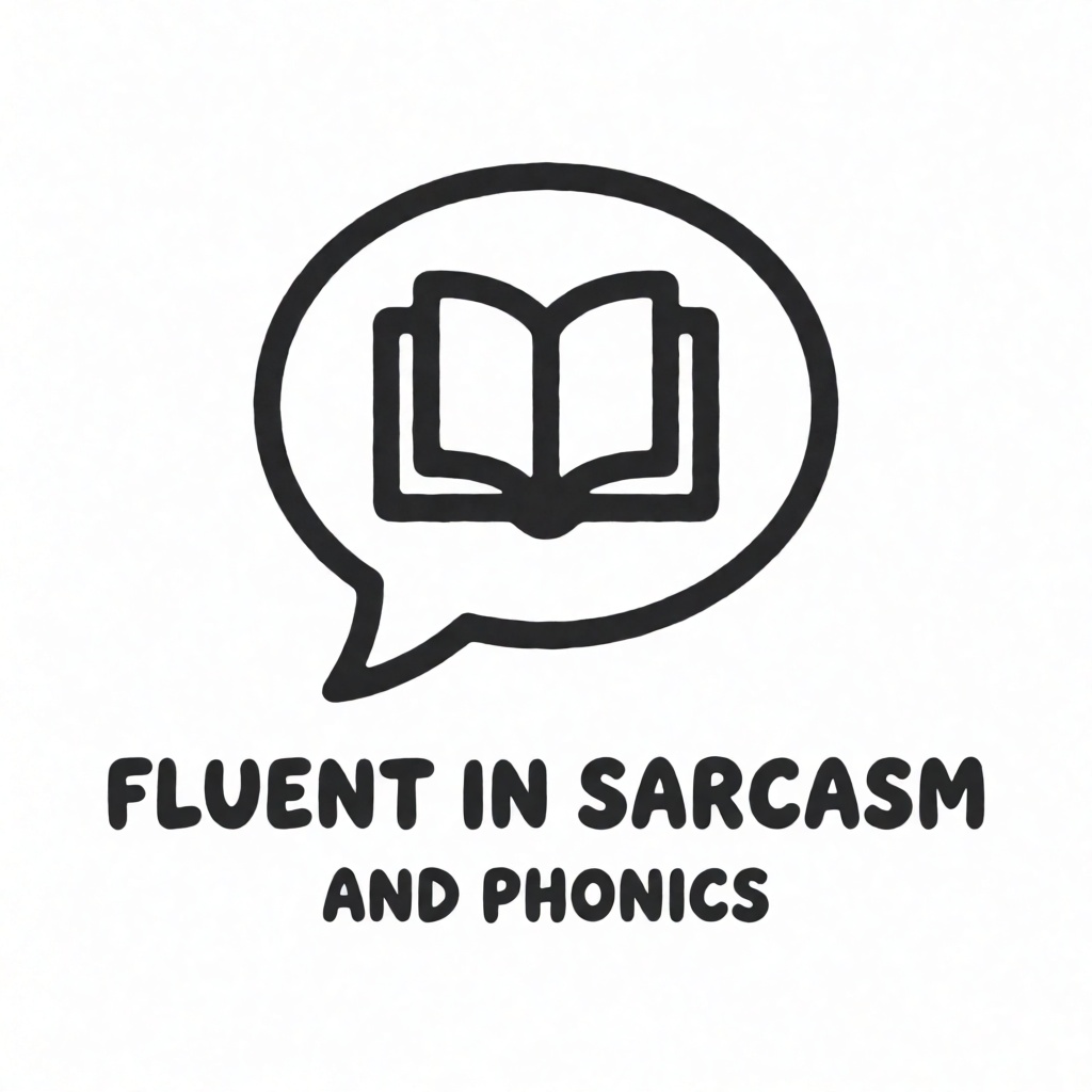 Fluent in Sarcasm and Phonics Teacher's Lounge t-shirt design